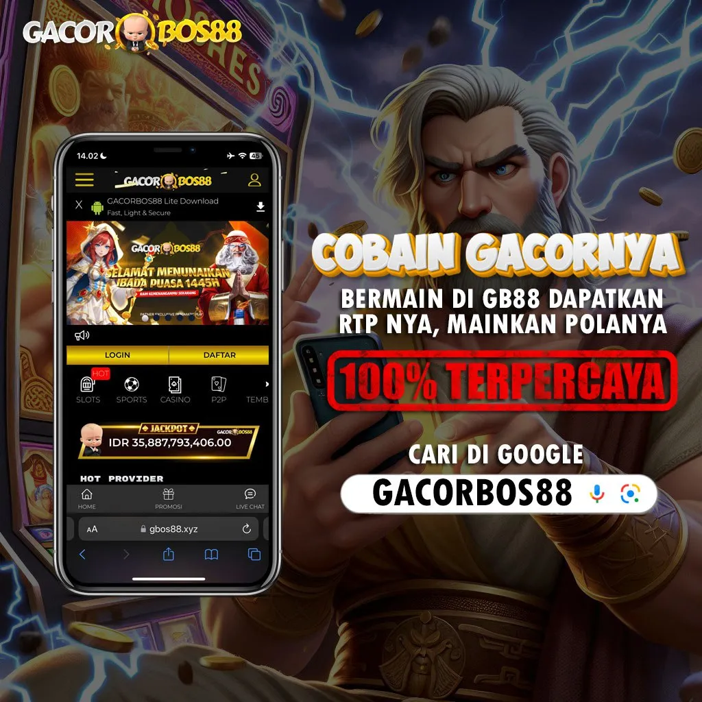 Tampilan bonus new member dan jackpot besar di GACORBOS88